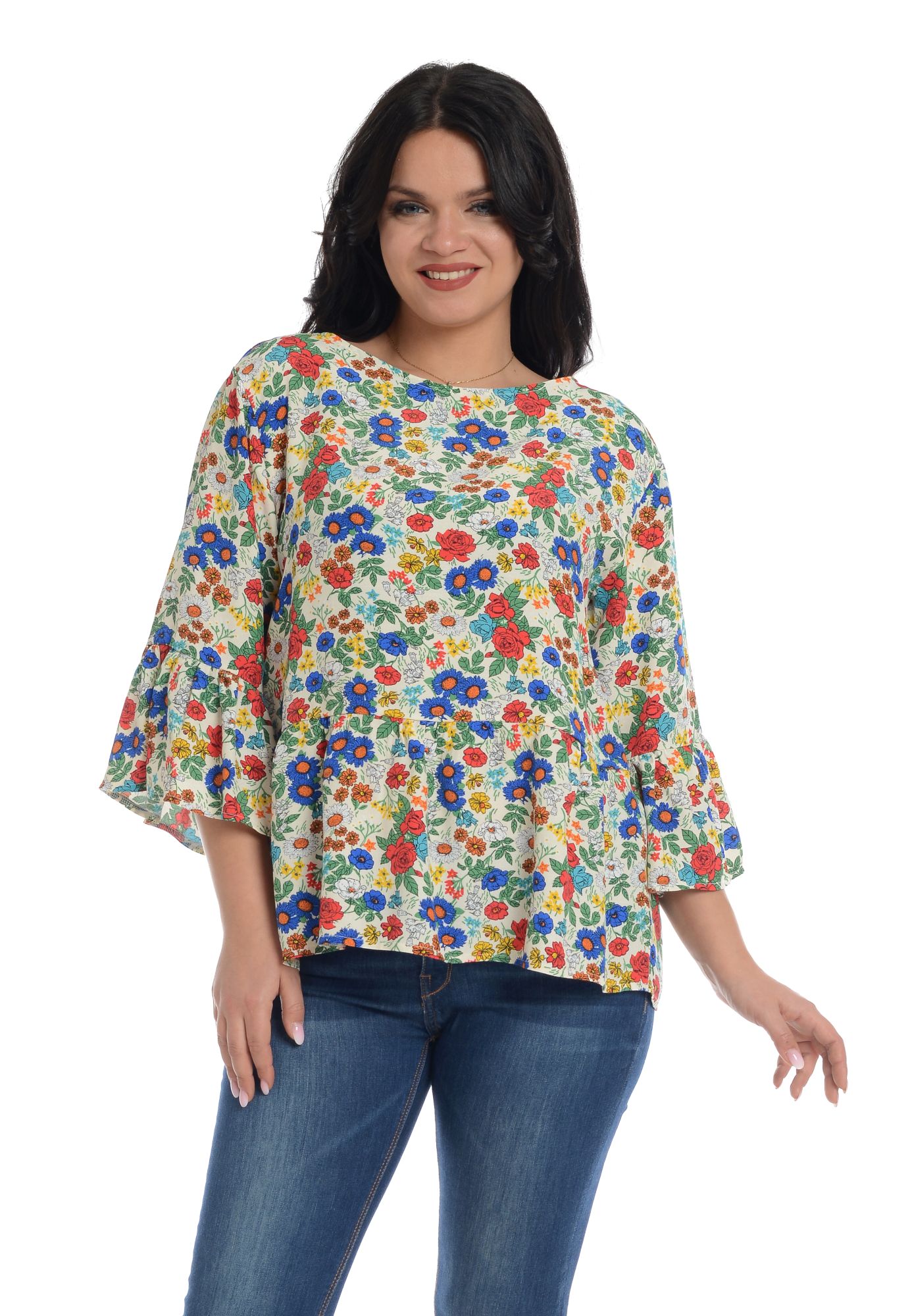 Bluza dama, cu imprimeu floral